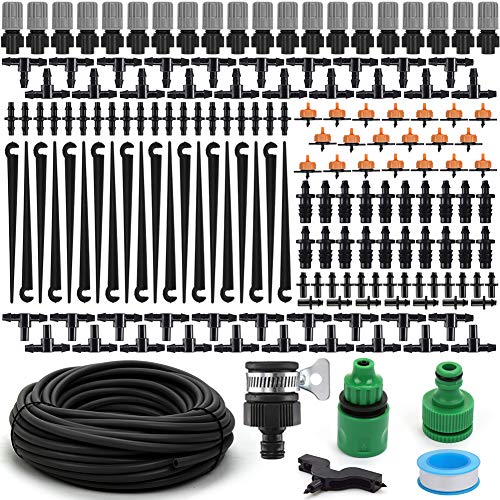 Flantor Garden Irrigation System, 50ft 1/4 Blank Distribution Tub...