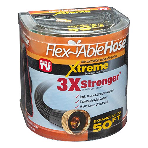 Flex-Able Hose Xtreme 50Ft Expandable Garden Hose Fits All Nozzles...