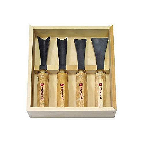 FLEXCUT Carving Tools, Mallet-Carving Chisels and Gouges for Woodw...