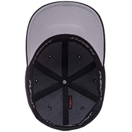 Flexfit Mens Athletic Baseball Fitted Cap, Dark Navy, L/XL