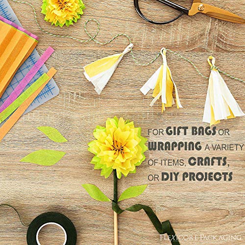 Flexicore Packaging White Gift Wrap Tissue Paper | Size: 15 Inch X...