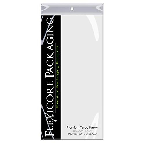 Flexicore Packaging White Gift Wrap Tissue Paper | Size: 15 Inch X...