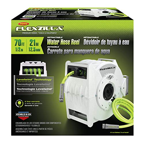 Flexzilla Retractable Water Hose Reel, 1/2 x 70 - L8340FZ