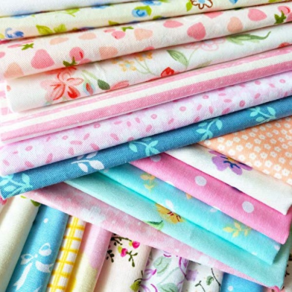 Cotton Quilting Fabric Misscrafts 50pcs 8 x 8 (20cm x 20cm