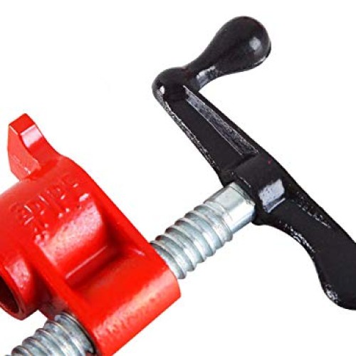 FLK Tech 4 Pack 3/4 Wood Gluing Pipe Clamp Set Heavy Duty