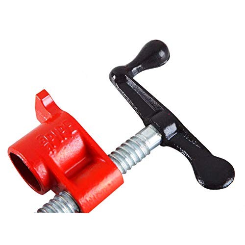 FLK Tech 4 Pack 3/4 Wood Gluing Pipe Clamp Set Heavy Duty