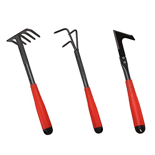 FLORA GUARD 6 Piece Garden Tool Sets - Including Trowel,5-Teeth ra...
