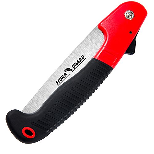 FLORA GUARD Folding Hand Saw, Camping/Pruning Saw with Rugged 7.7 ...