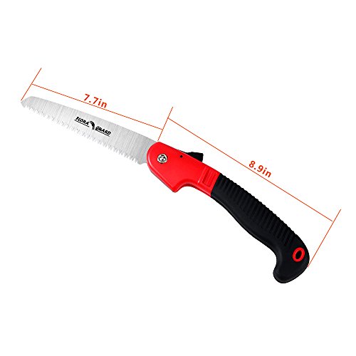 FLORA GUARD Folding Hand Saw, Camping/Pruning Saw with Rugged 7.7 ...