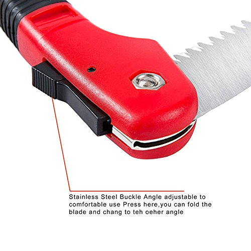 FLORA GUARD Folding Hand Saw, Camping/Pruning Saw with Rugged 7.7 ...