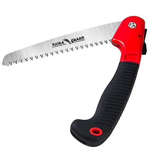 FLORA GUARD Folding Hand Saw, Camping/Pruning Saw with Rugged 7.7 ...