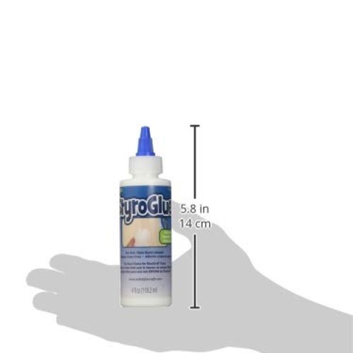 FloraCraft Non-Toxic Foam Glue 4 Ounce Clear