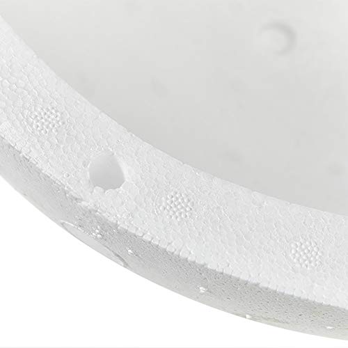 FloraCraft SmoothFoam Hollow Half Ball 5.9 Inch x 11.9 Inch White