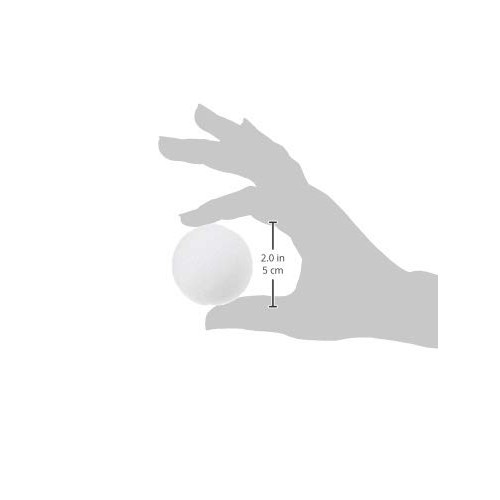 FloraCraft Styrofoam Balls, 2-Inch, White, 12 Per Package