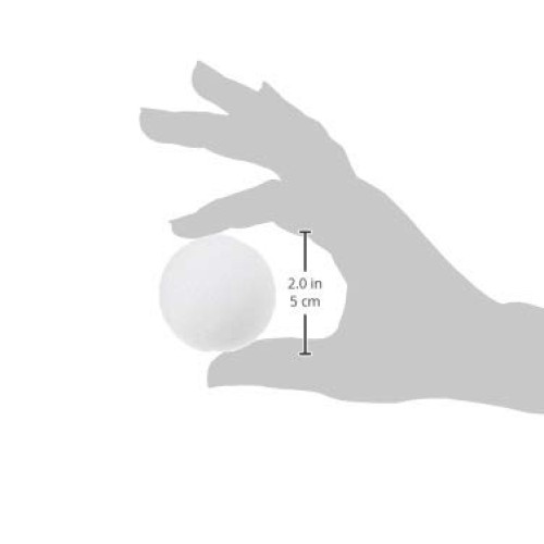 FloraCraft Styrofoam Balls, 2-Inch, White, 12 Per Package