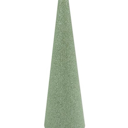FloraCraft Styrofoam Cone: 12x4 Green