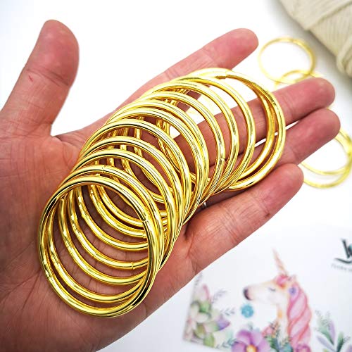 Macrame Hoop Gold Metal Rings for Dream Catcher Crafts 2 -20pack