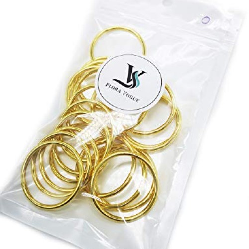 Macrame Hoop Gold Metal Rings for Dream Catcher Crafts 2 -20pack