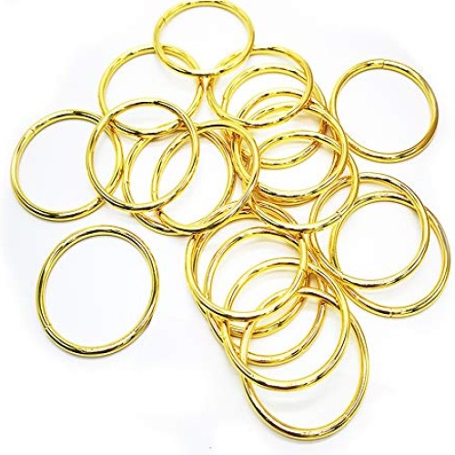 Macrame Hoop Gold Metal Rings for Dream Catcher Crafts 2 -20pack