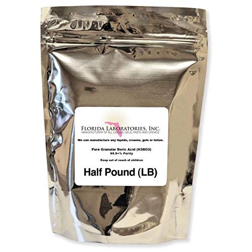 Boric Acid Granular Powder Half Lb.Half Pound Create Your own So...