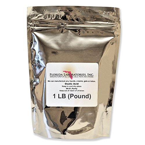 OXALIC ACID 99.6% 1 Lb. Deck, Crystals, Metal Cleaning- Rust Remov...