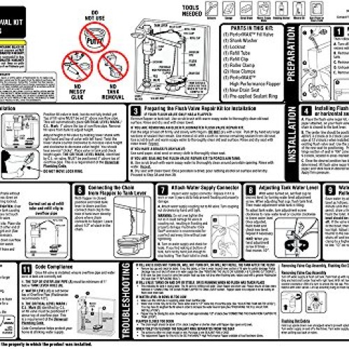 Fluidmaster 400CARP5 Universal No Tank Removal PerforMAX Kit, High...