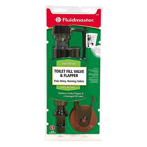 Fluidmaster 400CRP14 Fill Valve and 2-inch Flapper Repair Kit Pac...