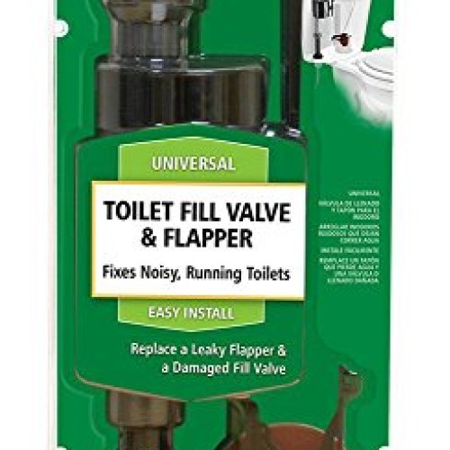 Fluidmaster 400CRP14 Fill Valve and 2-inch Flapper Repair Kit Pac...