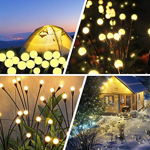 Solar Firefly Lights, Solar Outdoor Lights Garden Lights Outdoor W...