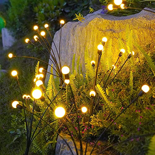 Solar Firefly Lights, Solar Outdoor Lights Garden Lights Outdoor W...