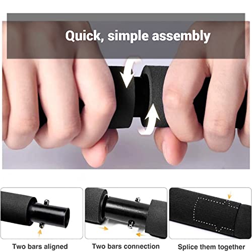 Fluxur Wellness Upgraded Pilates Bar with 4 Resistance Bands, Door...