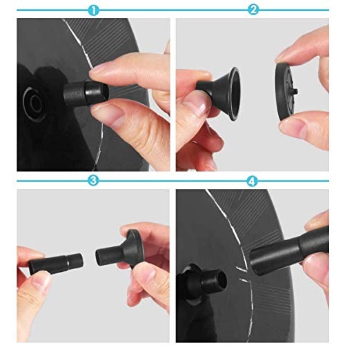 Solar Fountain Pump,Solar Bird Bath Fountain for Bird Bath, Pond, ...