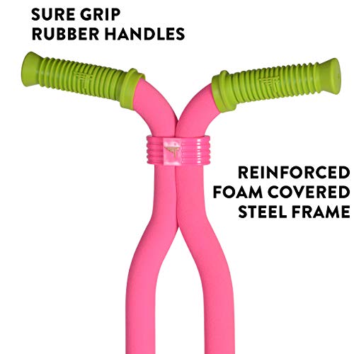Flybar Foam Master Pogo Stick Pink/Green 2.0