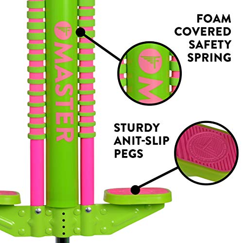 Flybar Foam Master Pogo Stick Pink/Green 2.0