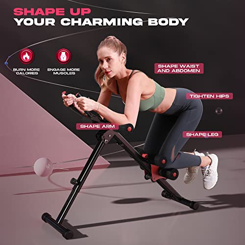 FLYBIRD Ab Workout Equipment, Adjustable Ab Machine Full Body Work...