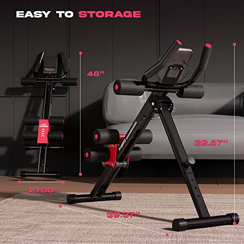 FLYBIRD Ab Workout Equipment, Adjustable Ab Machine Full Body Work...