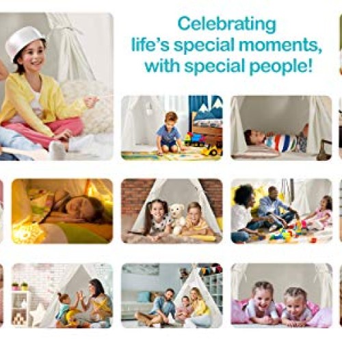 Kids Teepee Tent Children Play Tent 5 ft Raw White Cotton Canvas F...