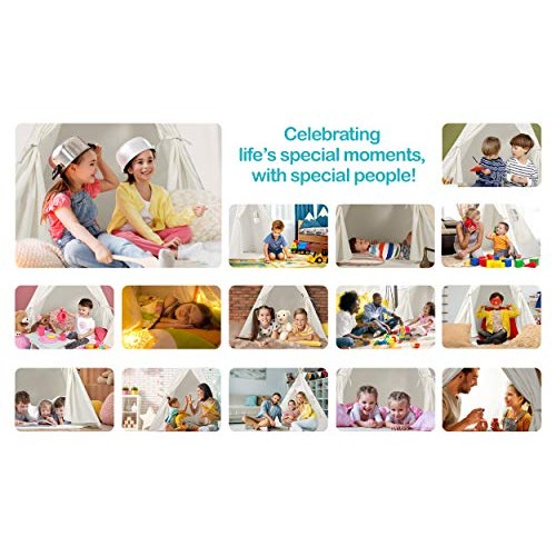 Kids Teepee Tent Children Play Tent 5 ft Raw White Cotton Canvas F...