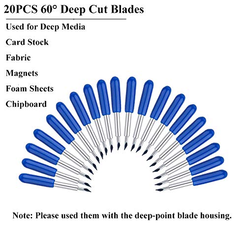 Flymmy 60PCS Blades for Cricut Explore Air/Air 2 Maker Expression ...