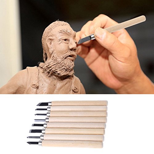 Fmingdou 3/4/5/8 Pcs Knife Woodcut DIY Tools Set for Wood Carving ...