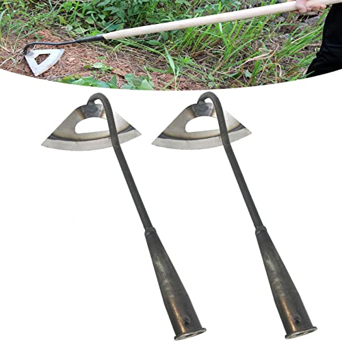 FmnyYaid Garden Hoe All-Steel Hardened Hollow Hoe, Sharp Durable G...