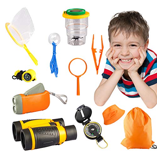 FNKTQL Kids Outdoor Adventure Set, Explorer Kit. Nature Exploratio...