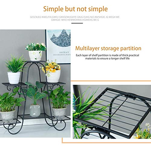 3 Tier Metal Plant Stand, Potted Plant Display Rack, Planter Shelf...