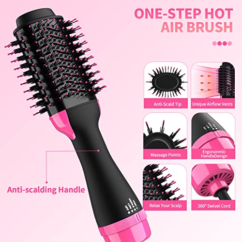 Foalom Hair Dryer Brush, Hair Dryer and Styler Volumizer, 4 in 1 S...