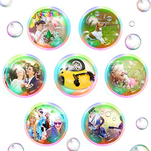 Foayex Bubble Machine Spaceship Bubble Blower 2000+ Bubbles Per Mi...