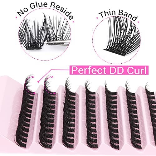 Lash Clusters 120pcs Cluster Lashes 8-16mm Wispy Individual Lashes...