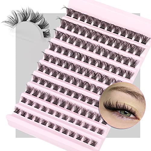 Lash Clusters 120pcs Cluster Lashes 8-16mm Wispy Individual Lashes...