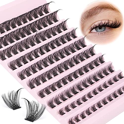 Lash Clusters 120pcs Cluster Lashes 8-16mm Wispy Individual Lashes...