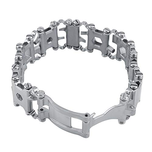 Multi Tool Bracelet,29 in 1 Stainless Steel Tread Chains,Portable ...