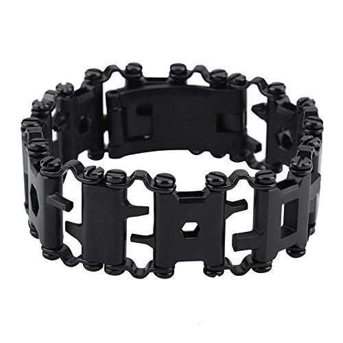 Multi Tool Bracelet,29 in 1 Stainless Steel Tread Chains,Portable ...